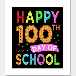 Happy 100 days of school Posters and Art